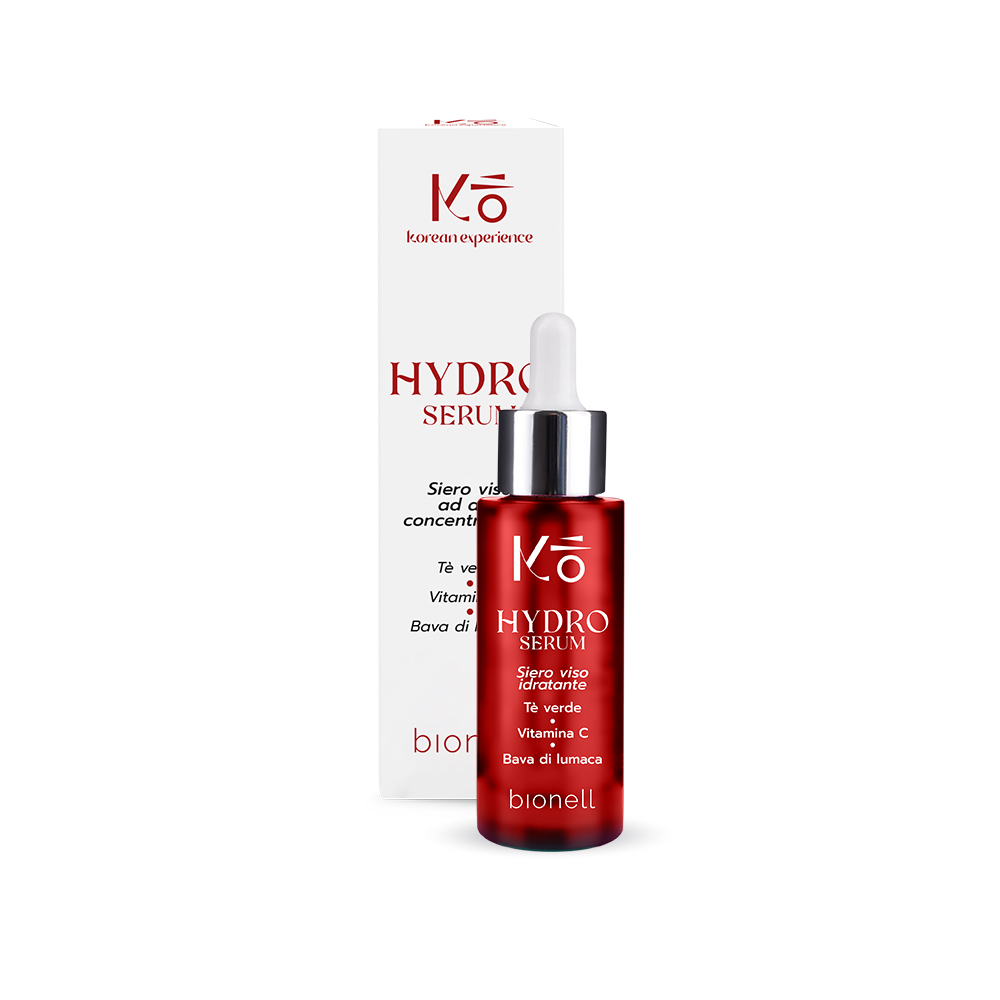 Hydro Serum — Siero Viso Idratante con Bava di Lumaca, Vitamina C e Tè Verde