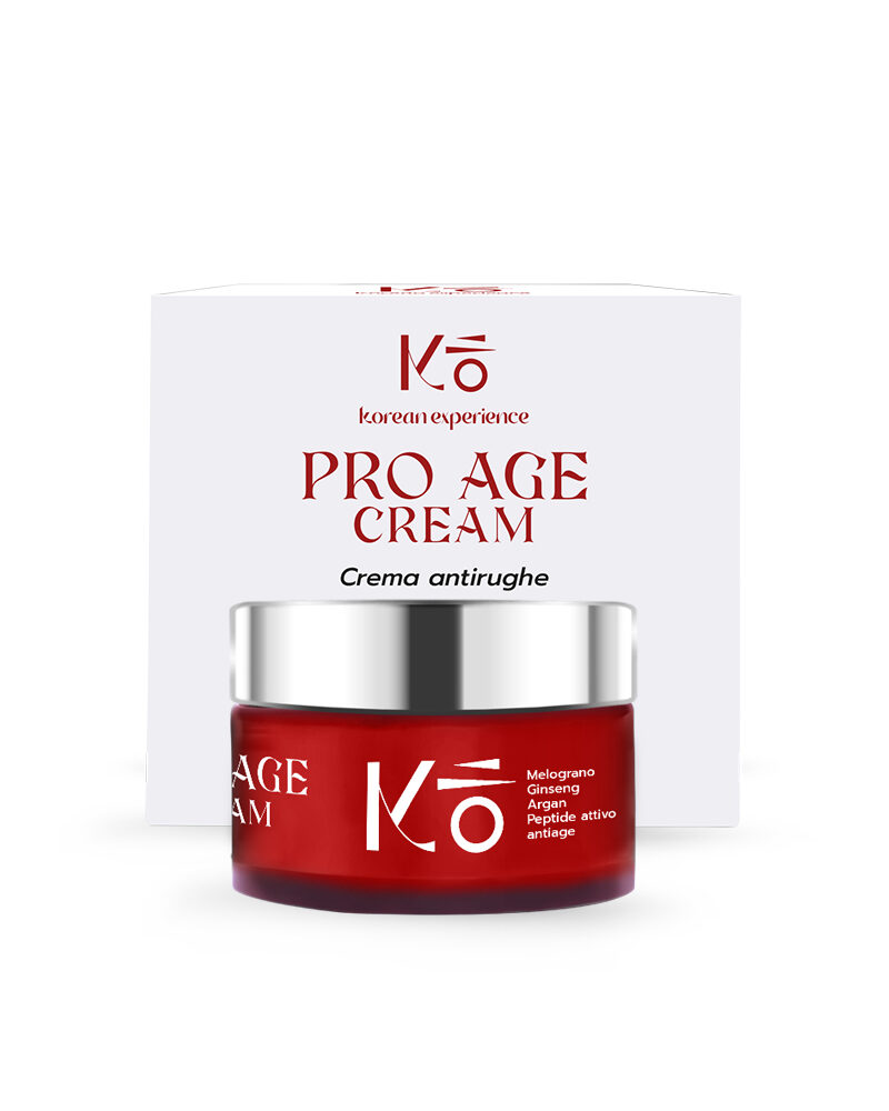Pro Age Cream — Crema Viso Antirughe con Melograno, Ginseng e Olio di Argan